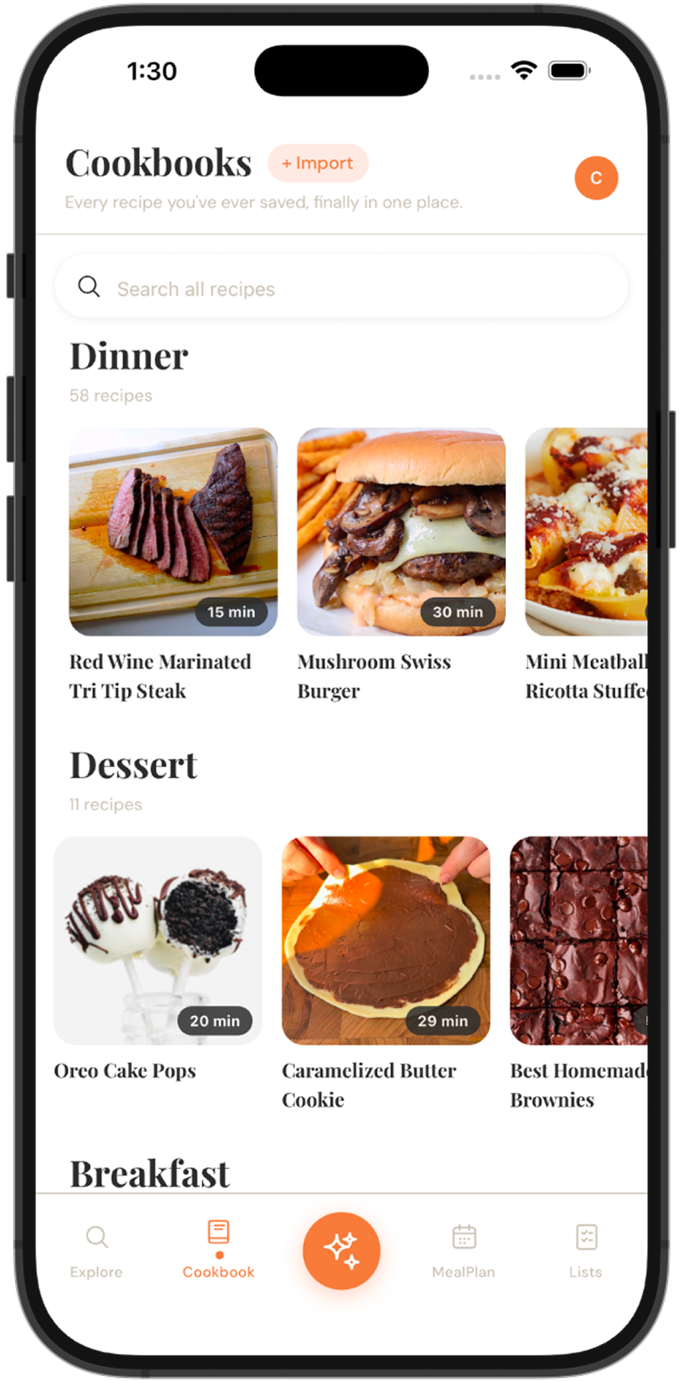 Jam — Every recipe, finally in one place